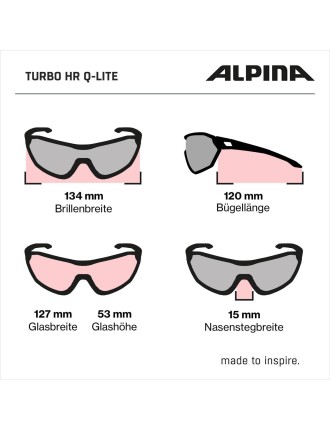 TURBO HR Q-LITE Sports glasses