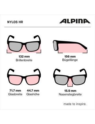 NYLOS HR Sports glasses